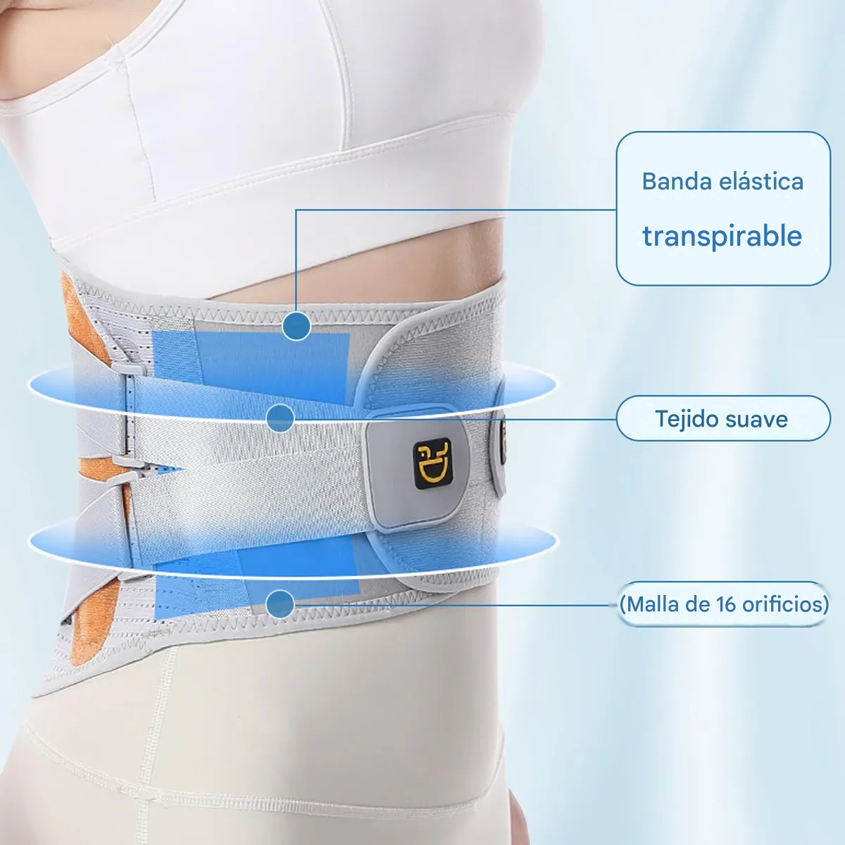 Faja Lumbar MaxSoporte – Alivio constante para tu espalda baja | Sujeción sólida sin sacrificar comodidad