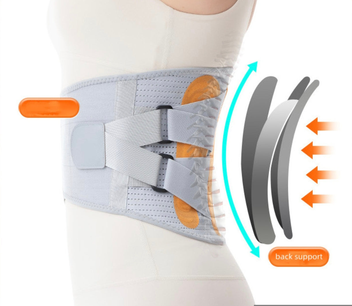 Faja Lumbar MaxSoporte – Alivio constante para tu espalda baja | Sujeción sólida sin sacrificar comodidad