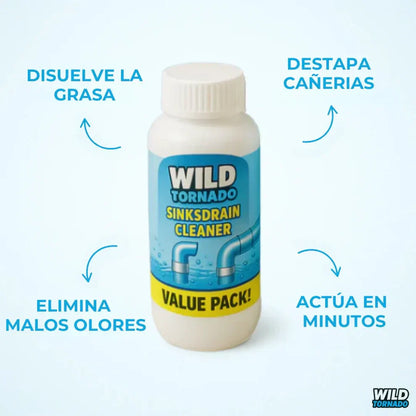 Destapa Cañerías Express 3x1 (110gr c/u) + Envío Gratis