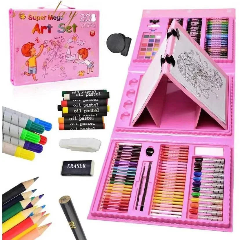 Mega Set de Arte de 208 piezas