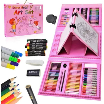 Mega Set de Arte de 208 piezas