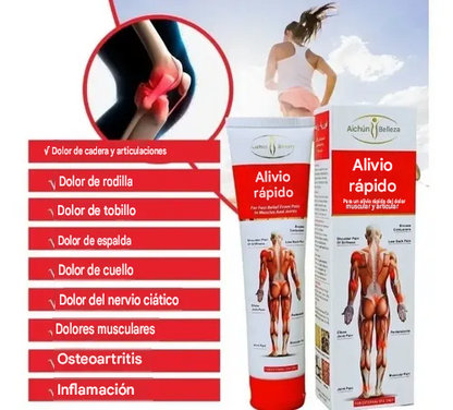 ¿Dolor al caminar, subir escaleras o dormir? Con RAPID RELIEF muévete sin limitaciones