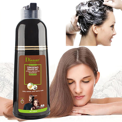 Shampoo Disaar Unisex 400ml – Cubre Canas en minutos, Sin Químicos.