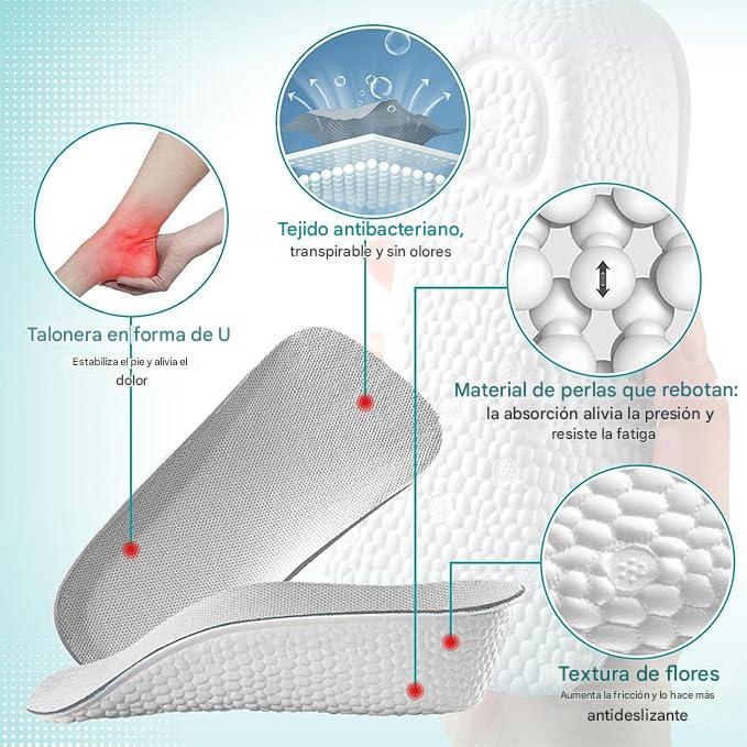 Elevate™ – plantilla aumenta altura ortopédica