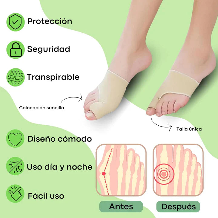 Corrector de Juanetes Ortopédico- Hallux™ (1 par) + Envio Gratis