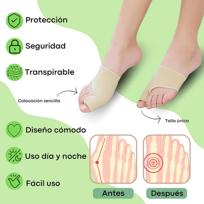 Corrector de Juanetes Ortopédico- Hallux™ (1 par) + Envio Gratis