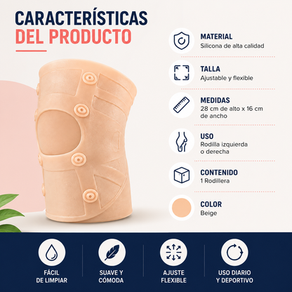 🦵 Rodillera de Silicona con Compresión | Soporte y Comodidad para Cada Paso