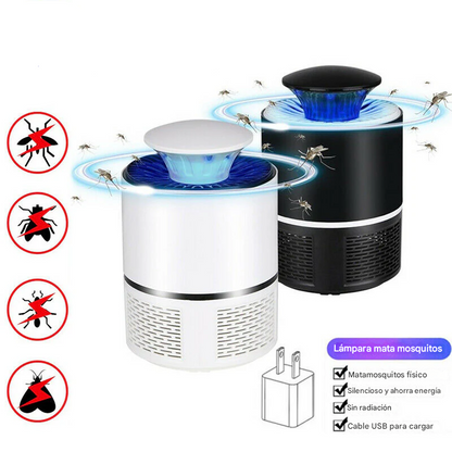 Lámpara Inteligente Mata Mosquitos UV / Protección silenciosa, sin químicos y 24/7