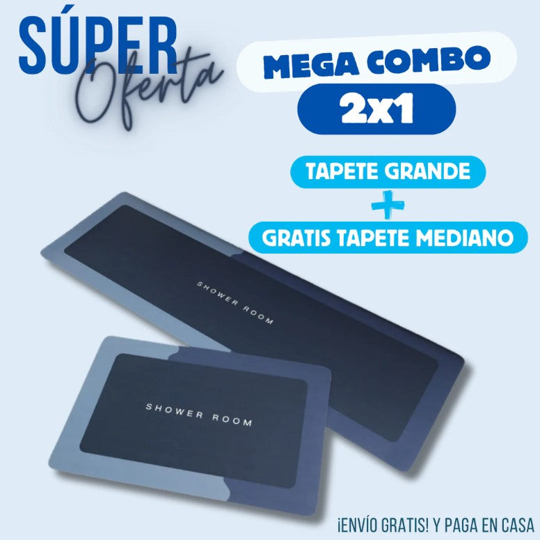 MEGA COMBO 2X1 TAPETE GRANDE + GRATIS TAPETE MEDIANO