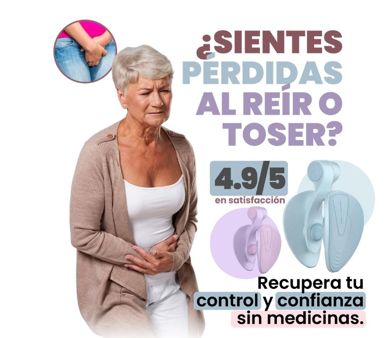 Vuelve a reír y moverte sin miedo con el Ejercitador de Suelo Pélvico y Piernas Con Contador