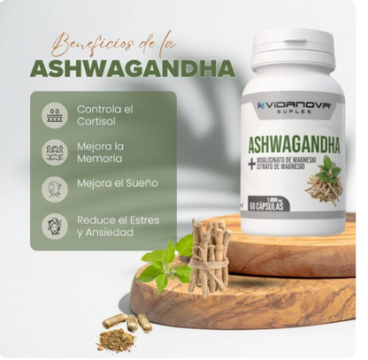 Ashwagandha + Magnesio 1000mg 💊