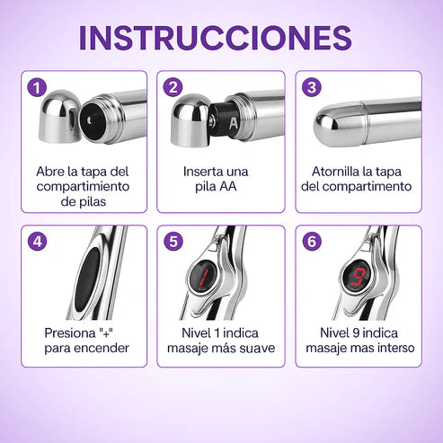 Lápiz Acupuntura Portátil / Alivio instantáneo sin agujas