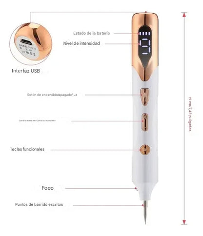 ELIMINAR VERRUGAS SIN DOLOR - CAUTERIZADOR RECARGABLE