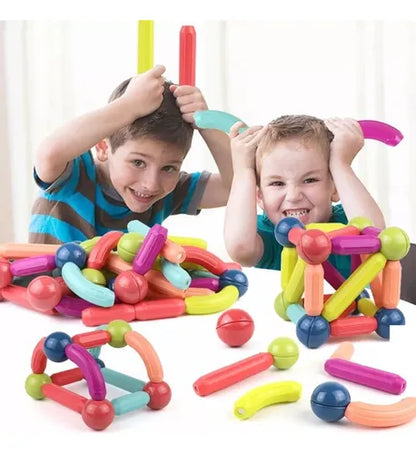 36 piezas magnéticas  para niños que aprenden jugando