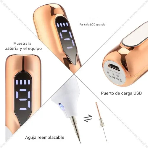 ELIMINAR VERRUGAS SIN DOLOR - CAUTERIZADOR RECARGABLE