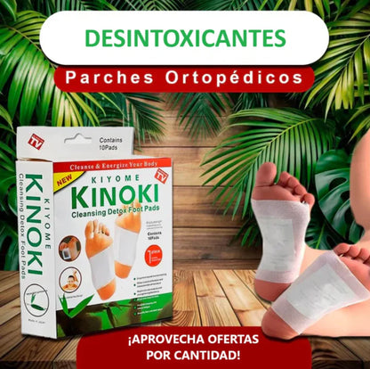 Parches Kinoki™ Para Pies / 50 Unidades