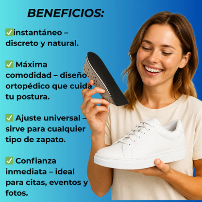 Elevate™ – plantilla aumenta altura ortopédica