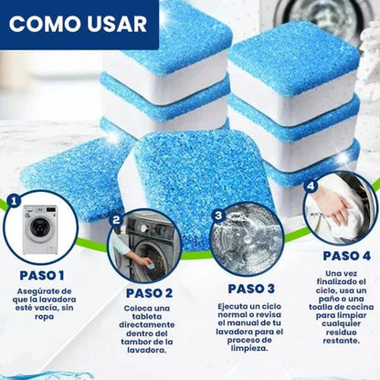 PASTILLAS LIMPIEZA PROFUNDA PARA LAVADORA