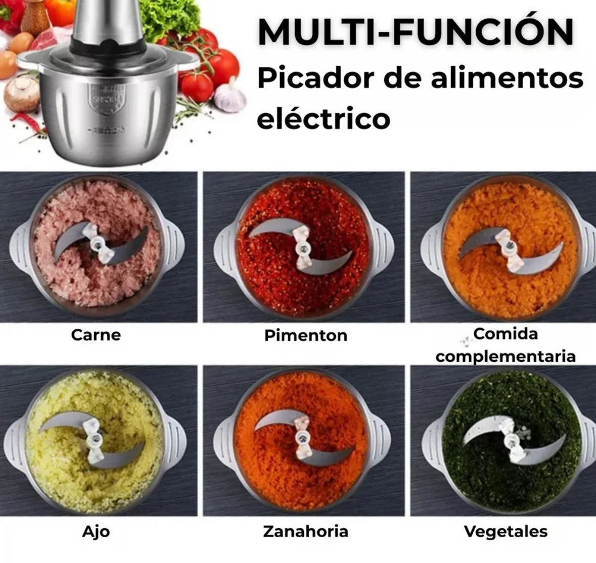 Picador de Alimentos Pro® 2lts