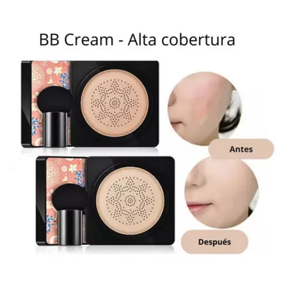 Base Cushion efecto filtro real — Cobertura impecable, piel ligera y luminosa al instante