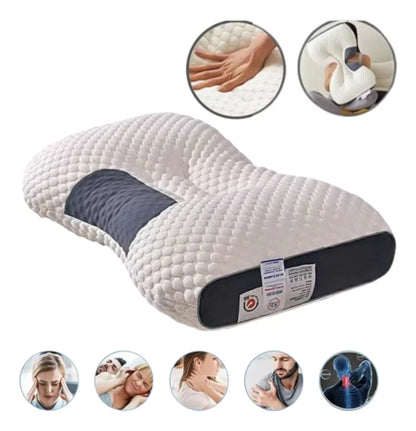 Almohada Cervical Ortopédica - Alivio del Dolor y Sueño Reparador