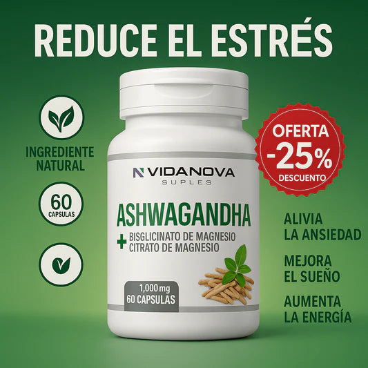 Ashwagandha + Magnesio 1000mg 💊