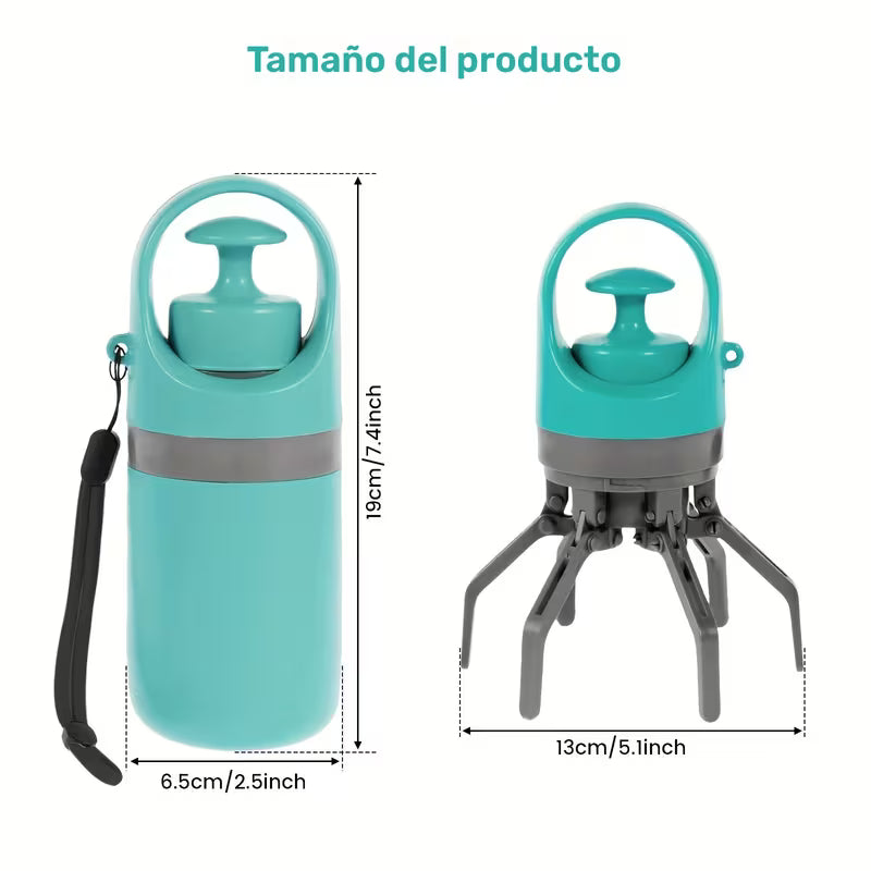 Recoge los desechos de tu mascota sin ensuciarte / Recogedor de excremento estilo araña