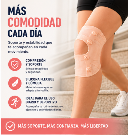 🦵 Rodillera de Silicona con Compresión | Soporte y Comodidad para Cada Paso