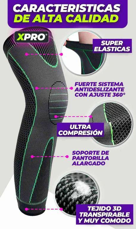 2 RODILLERAS LARGAS  DE COMPRESIÓN - Técnica de protección revolucionaria