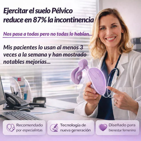 Vuelve a reír y moverte sin miedo con el Ejercitador de Suelo Pélvico y Piernas Con Contador