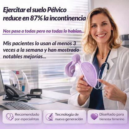 Vuelve a reír y moverte sin miedo con el Ejercitador de Suelo Pélvico y Piernas Con Contador