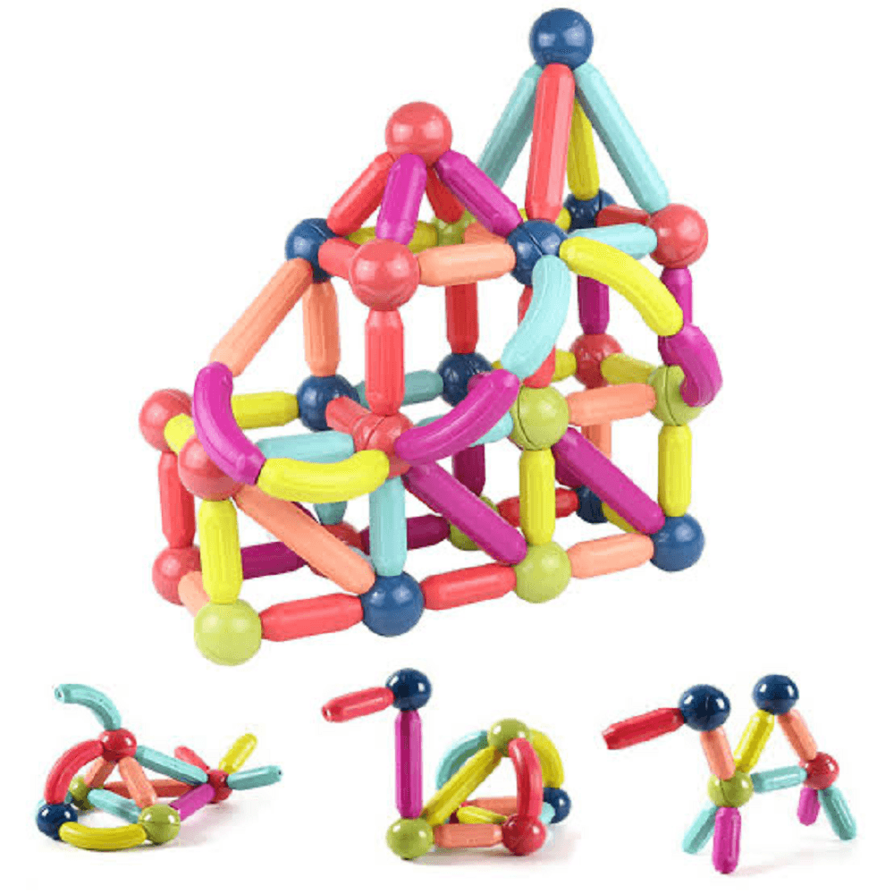 36 piezas magnéticas  para niños que aprenden jugando