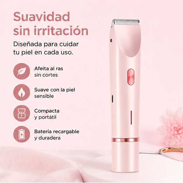 ✨Rasuradora Femenina – Piel Suave y Libre de Vello – Resultados en Minutos💮
