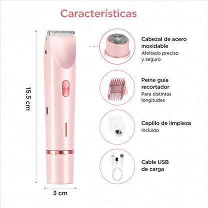 ✨Rasuradora Femenina – Piel Suave y Libre de Vello – Resultados en Minutos💮
