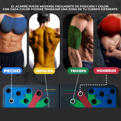 Tabla push up + 2 bandas