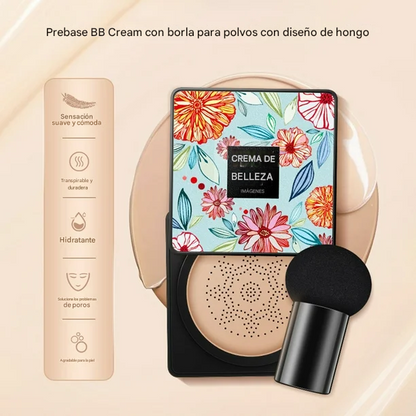 Base Cushion efecto filtro real — Cobertura impecable, piel ligera y luminosa al instante